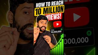 10 Million Views Challenge! Daily Views Ka Exact Math 📈 #youtubeshorts #monetization