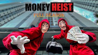 MONEY HEIST VS BAD GUYS TEAM ll PARKOUR POV MOVIE FULL SEASON (BELLA CIAO REMIX)