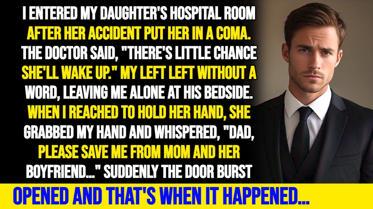 My Wife's Lover Showed Up at Our Daughter's Hospital Bed—What Happened Next Left Them Both Begging..