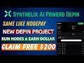Synthelix AI Testnet Beta DePin Project | Sybthelix Same Like Layeredge Project | Join Super Early