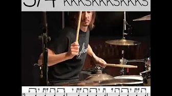 Gojira - Into The Storm drum intro by Mario Duplantier(with tab)