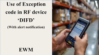 How to change the putaway qty along with Dlv. qty using code 'DIFD'  || (Exception Handling Process)