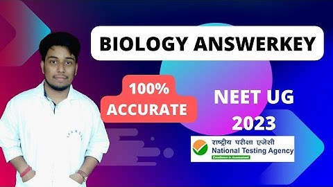 NEET UG 2023: Biology(Zoology +Botany) Answerkey| 100% Accurate