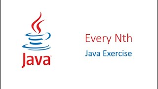 Every Nth || Java Exercise || CodingBat.com