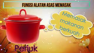 KAV ASAS MASAKAN PENDIDIKAN KHAS KEFUNGSIAN RENDAH: FUNGSI ALAT MEMASAK #cikguaini #pdpr2021 #abm