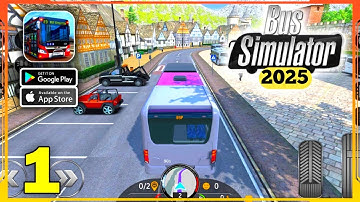 Bus Simulator Games 2025 - bus Transport Bus Driving 3D - Bus Game Android Gameplay
