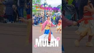 MULAN DISNEY STARS ON PARADE #shorts #disneyprincess #mulan #dlp #disneylandparis #disneyparis #fyp
