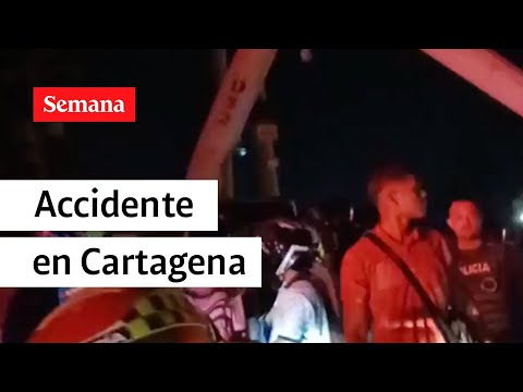 Aparatoso accidente de tránsito en Cartagena deja a una mujer sin vida