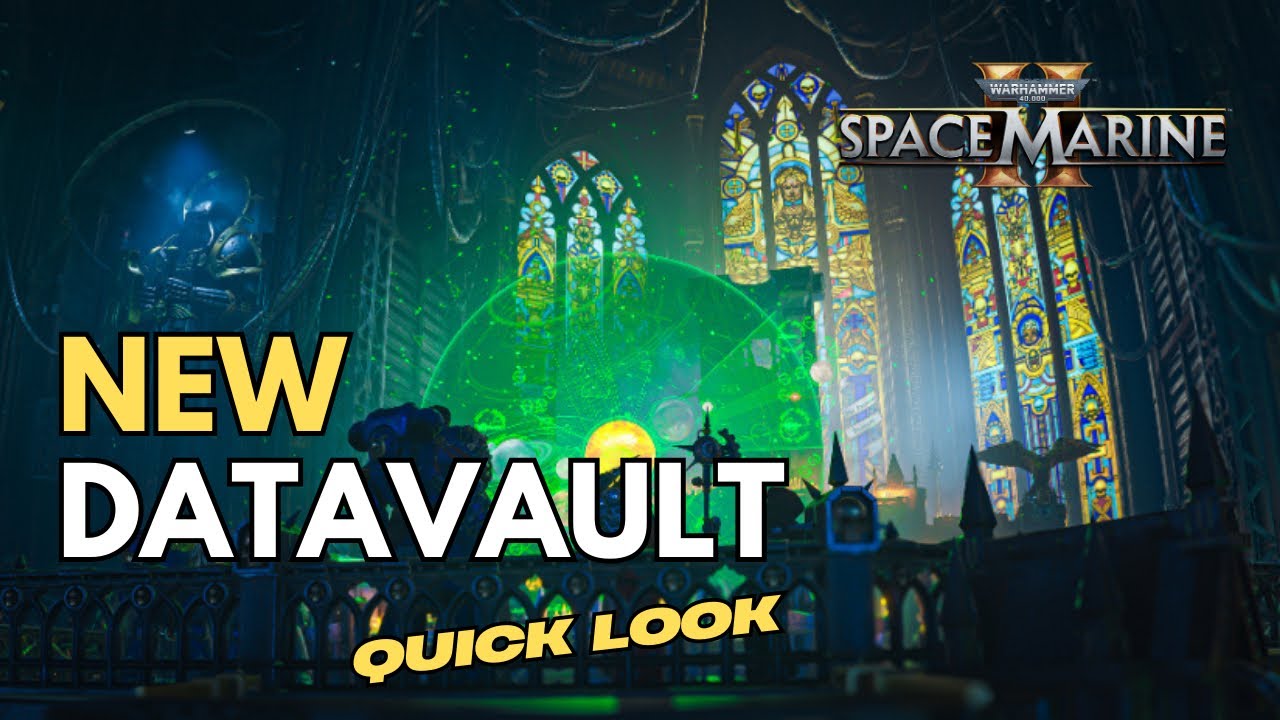 NEW UPDATE IS OUT! | Exploring the Data vault location | Space Marine 2