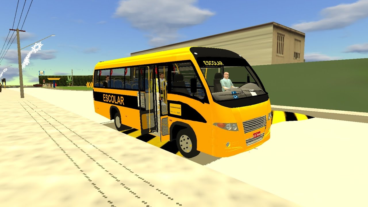 Pbsr (PBSR) MICRO ÔNIBUS ESCOLAR VOLARE EM LINHA URBANA! - YouTube