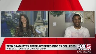 Shadow Ridge student graduates after he was accepted into 59 colleges