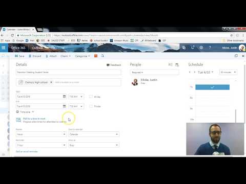 Creating an Outlook Calendar Invitation - Web-Based Outlook