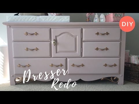 Dresser Transformation | Nursery Room Dresser | Annie Sloan Chalk Paint | Ashleigh Lauren