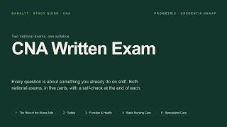 CNA Study Guide 2026 — The Full Written Exam (Prometric & NNAAP) with Practice Questions screenshot 3