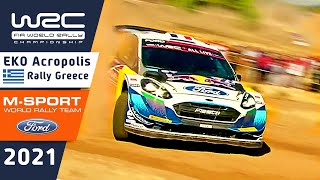 M-Sport Ford WRC Highlights Day 3 : WRC EKO Acropolis Rally Greece 2021 : Ford Fiesta WRC