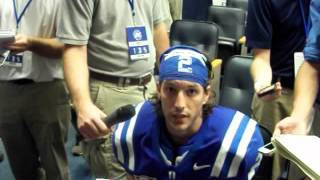 BabethomHerman with Duke Blue Devil WR Conner Vernon after Victory over FIU! 09/01/12