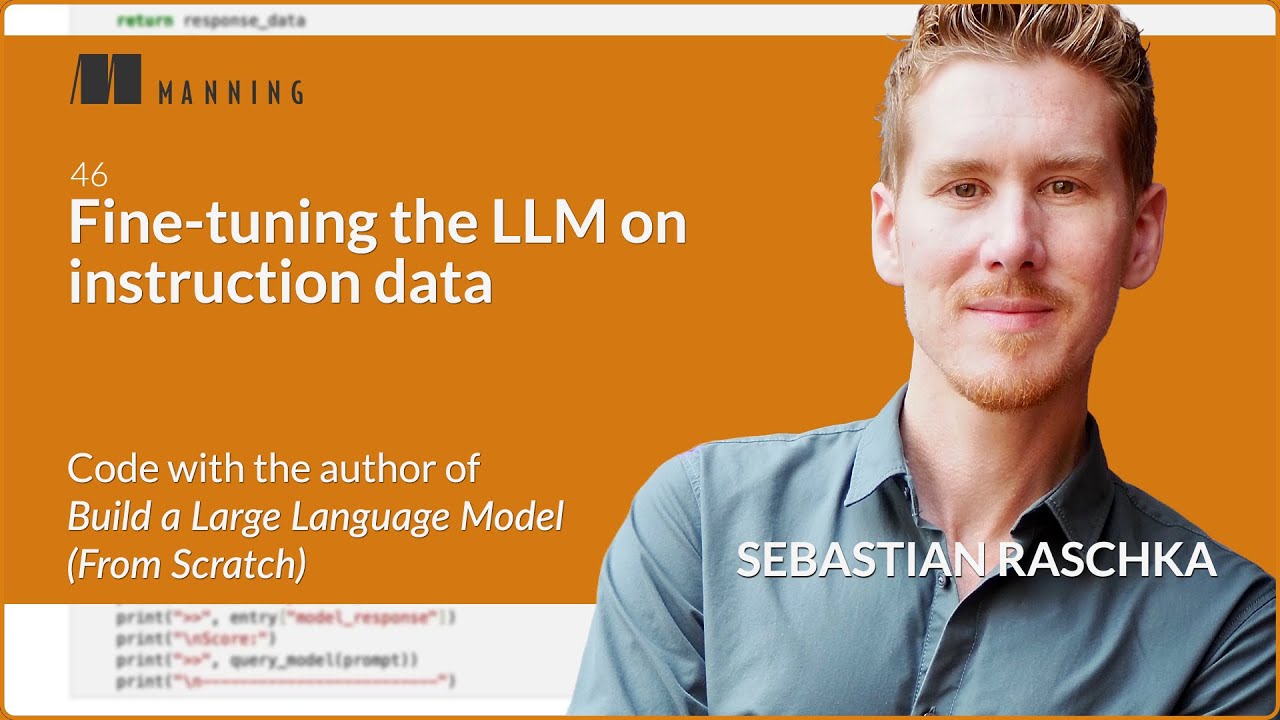 🧠 Fine-Tuning the LLM on Instruction Data – Live Coding with Sebastian ...