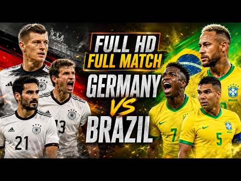 🔴 FULL MATCH | GERMANY vs BRAZIL | German Tactical Precision Challenges Samba Magic Attacks