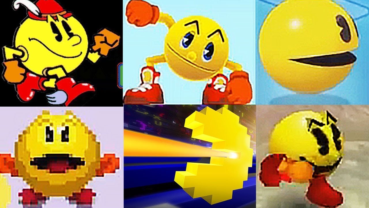 Evolución De Pac-Man VideoJuegos (1980)-(2017)
