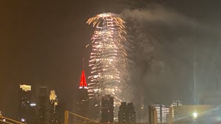 Burj Khalifa Fireworks 2022