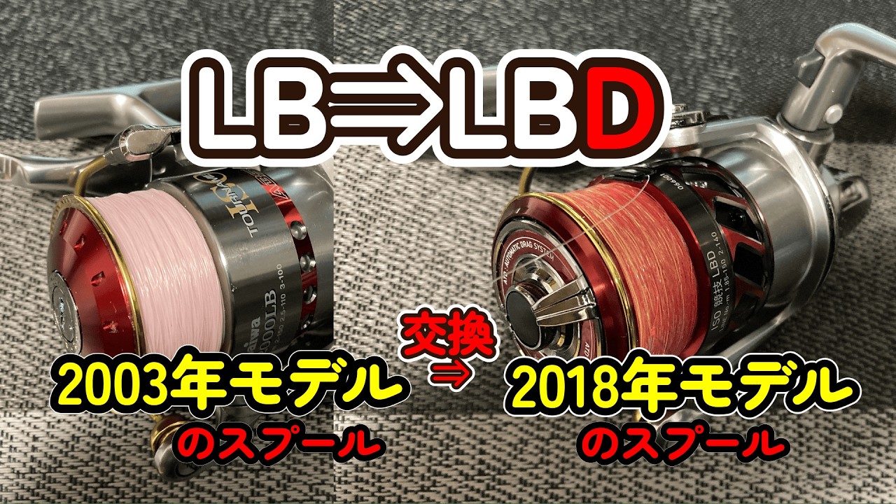 Compatibility of Daiwa Tournament Spool Swaps - YouTube