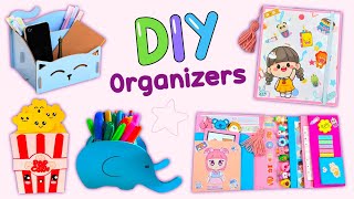 FANTASTIC ORGANIZER IDEAS  Desk Organizer From Cardboard  Pen Organizer and more...