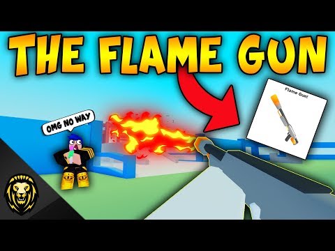 The Flame Gun In Big Paintball Roblox Youtube