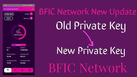 BFIC Network Private Key Change Update | BFIC New Private Key | Step by Step Process | BFIC Update |