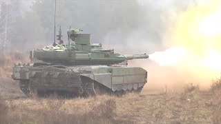 Tank T-90M "Breakthrough" attacked the stronghold of Ukraine