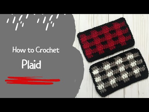 How to Crochet Plaid - The Plaid Stitch - OkieGirlBling'n'Things