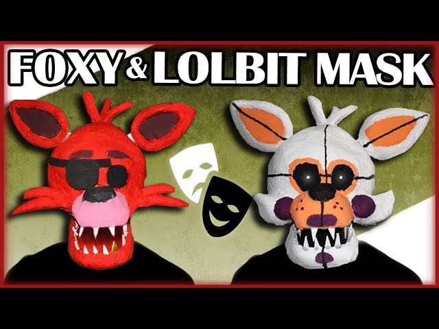 I made a Sundrop FNAF halloween mask DIY (Tutorial) 