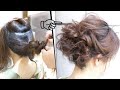 【簡単!】エレガントなお団子ヘアアレンジ！くるりんぱ１つとねじるだけ！ベース巻きなし！ちょっとしたお出かけにオススメ！