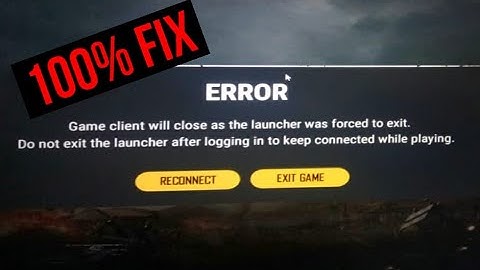 100% FIXED ERROR|| Game client will close as the launcher was forced to exit PubgpcLite||