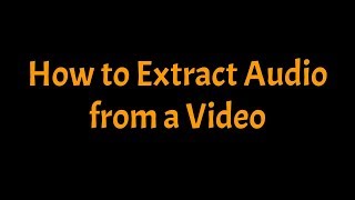 How to Extract Audio from a Video With GarageBand