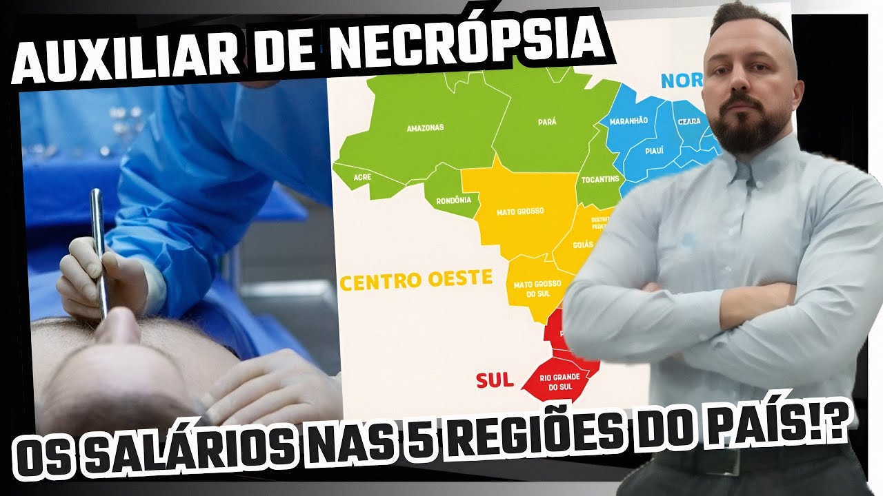QUANTO GANHA UM AUXILIAR DE NECRÓPSIA PELO BRASIL! #curiosidades - YouTube