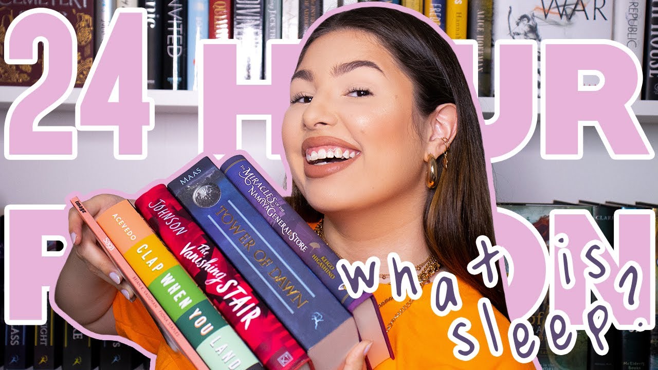 ⏰ i read for 24 hours straight?!... AGAIN // 24 hour readathon vlog ...