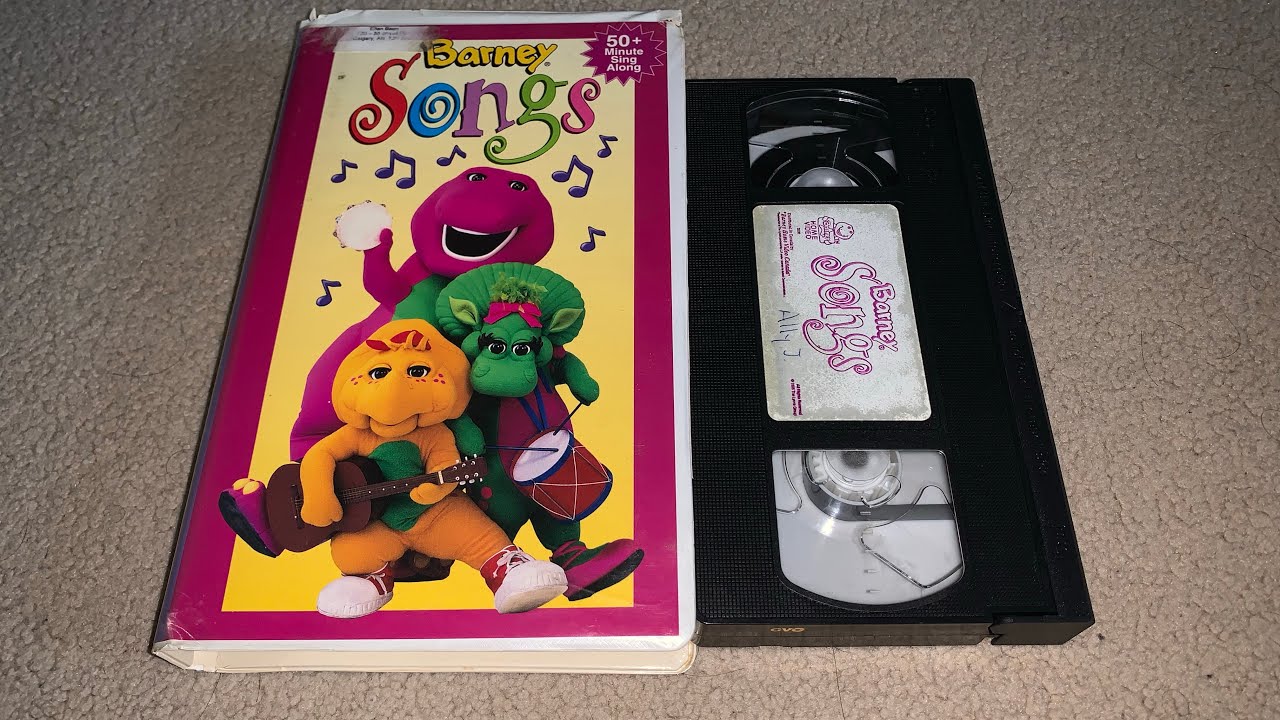 Opening And Closing To Barney Songs 1995 VHS - YouTube