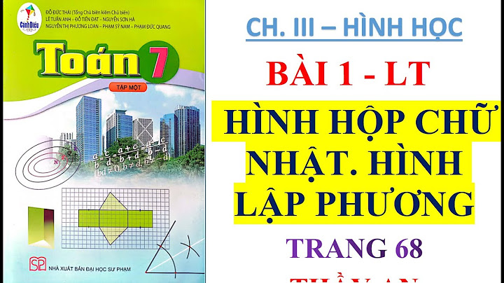 Toán hình lớp 7 tập 1 bài 1 năm 2024