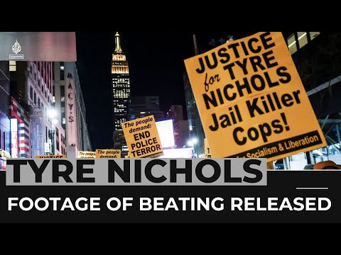 Us authorities release police video in death of tyre nichols