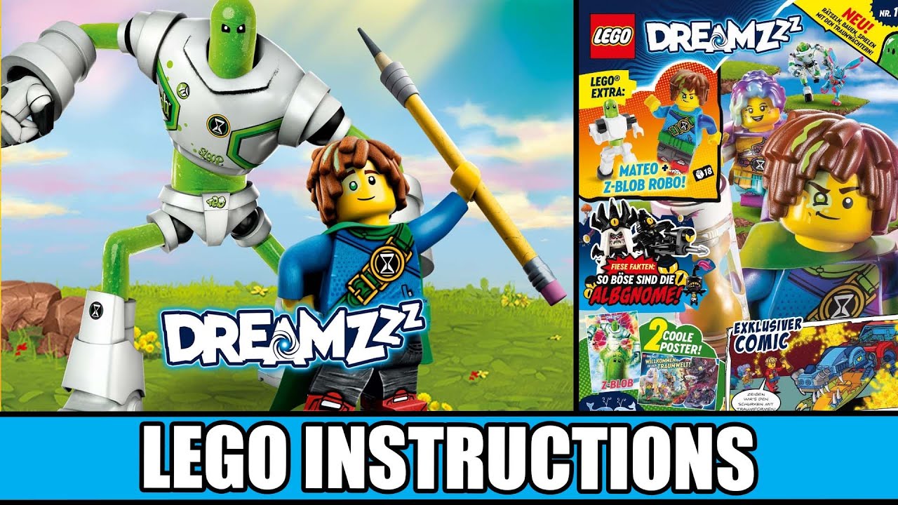 Dream bro　3台まとめ LEGO Instructions - Dreamzzz - Magazine Gift - 552301 - Mateo & Z