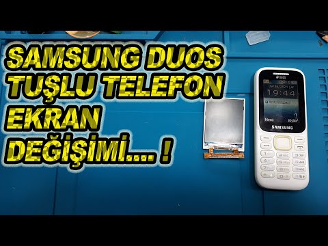 SAMSUNG  DUOS TUŞLU TELEFON EKRAN DEĞİŞİMİ (samsung push  button phone disassembly  )