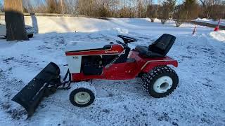 1981 Simplicity Sovereign 7119 plowing snow