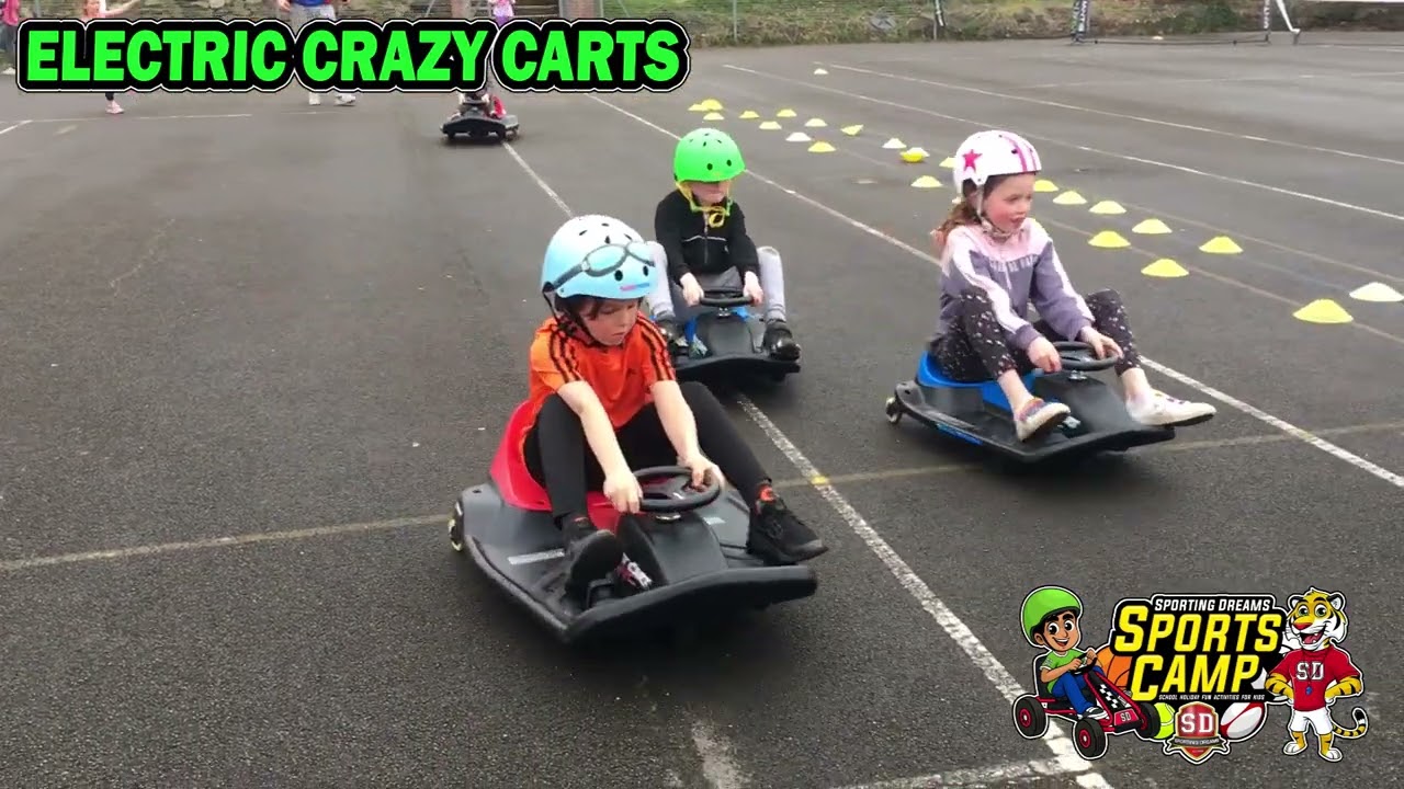Electric Crazy Carts for children 4-7yrs and also 8-12yrs 