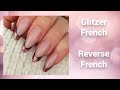 Glitzer French | French mit Andock Technik