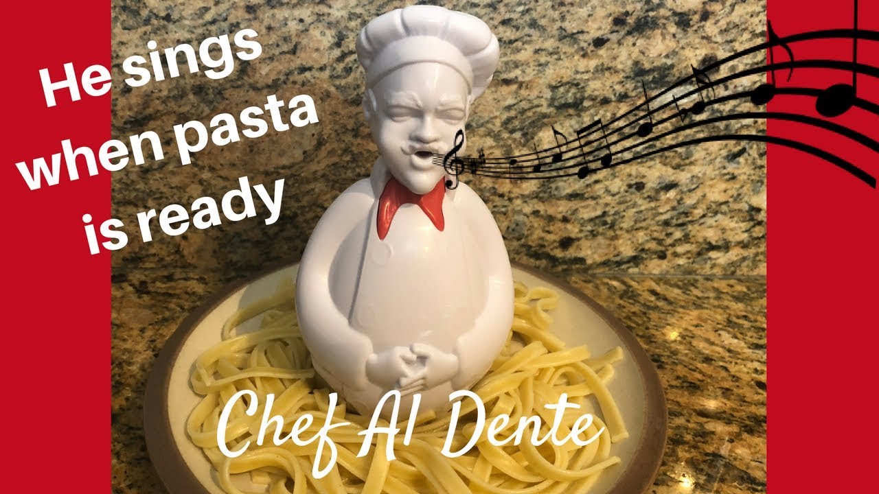 This pasta timer floats and sings a tune when your pasta is