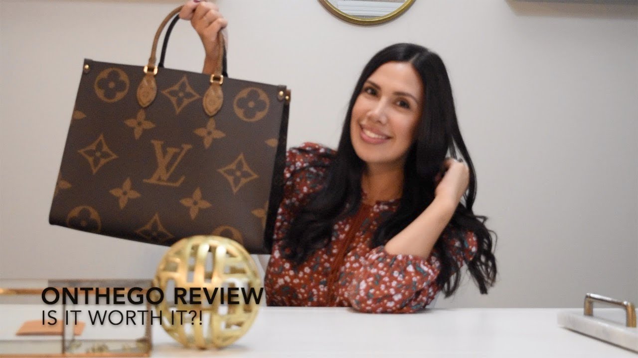 Louis Vuitton On the Go GM- 18 month Review REVIEW ( Model shots, What fits  inside? Is it too big?) 