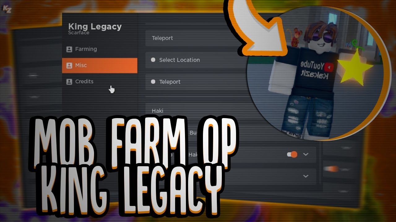 ⭐️NOVO] King Legacy Script ROBLOX! Auto Farm/Bring Fruits/Teleports  (Atualizado 2022) 