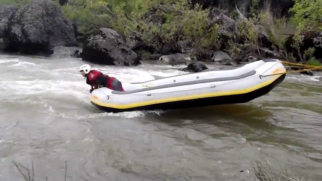 Swiftwater rescue procedure with high line tyrolean.MP4 YouTube