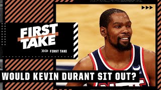 Stephen A. & JWill disagree on whether Kevin Durant is willing to sit out next season | First Take