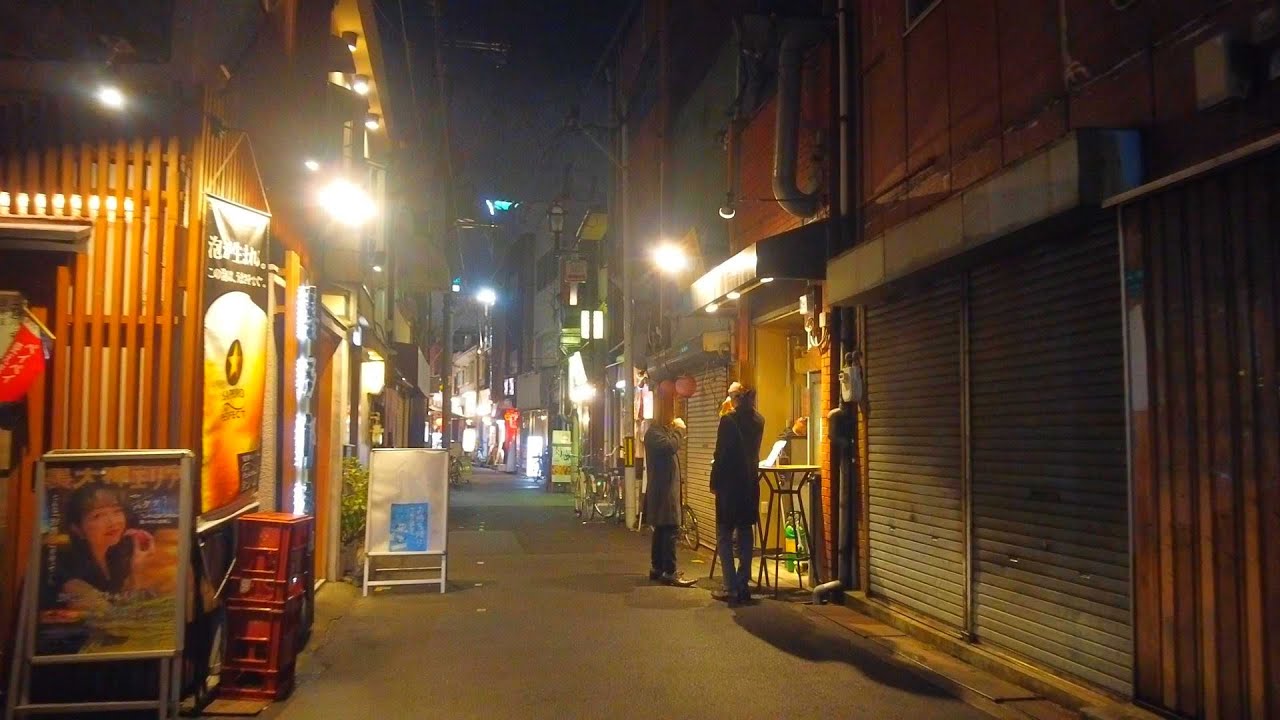 大阪十三の夜 | 商店街と飲み屋街と風俗街 - YouTube